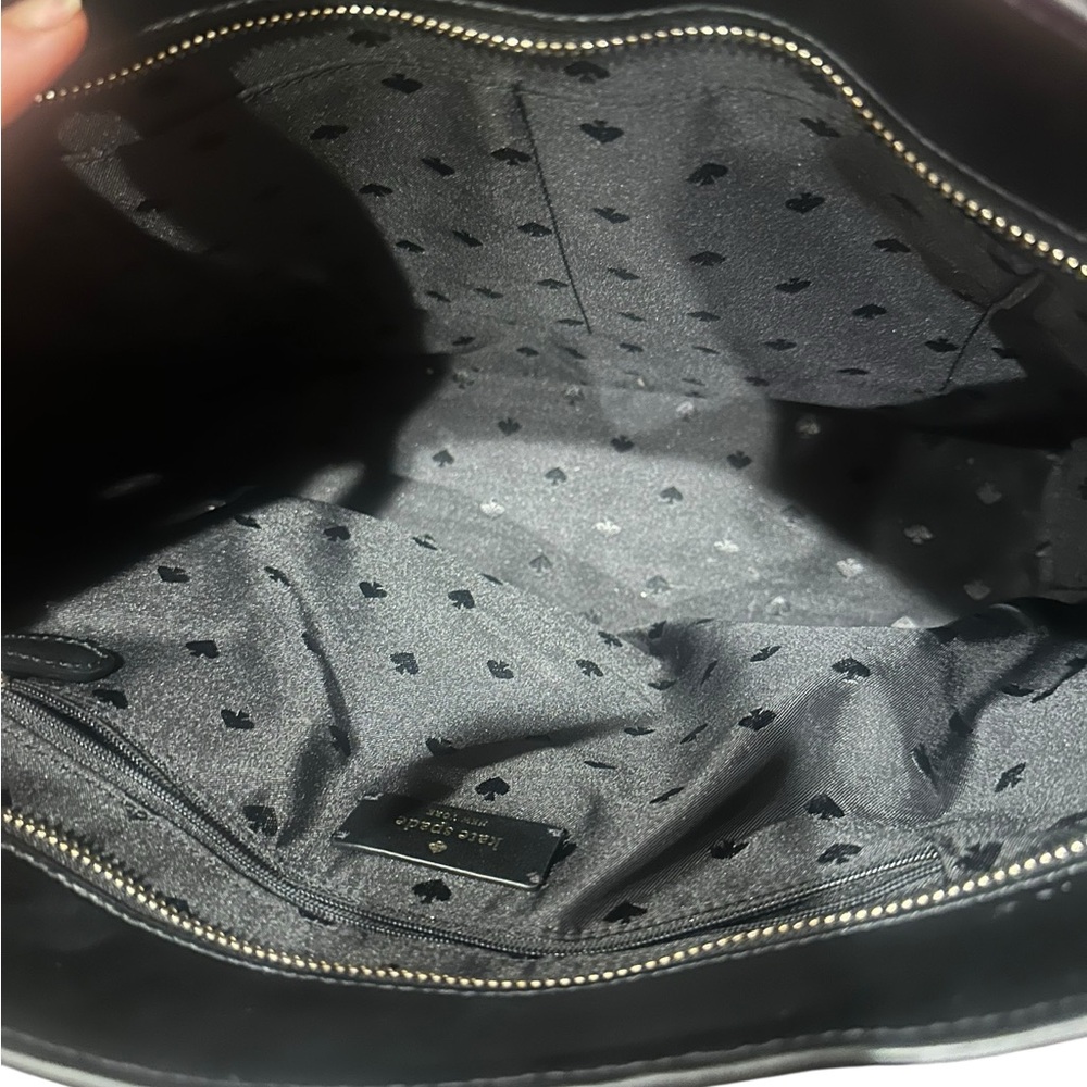 Kate Spade New York Marlee Black Tote with Pink Butterfly Accent - Picture 5 of 17